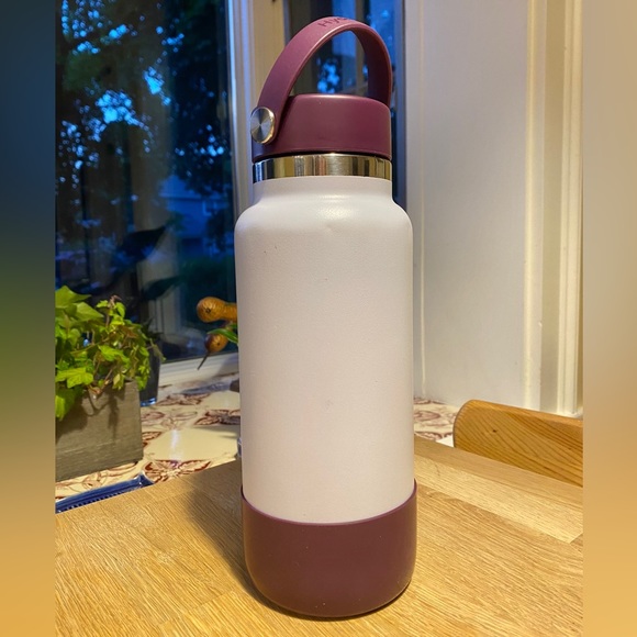 Hydro Flask Dining Custom Fog Hydroflask 32oz With Eggplant Lid And